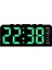 Hafif ve Şık Dijital Alarm Saati, 4 Seviyeli Parlaklık Ayarları, USB Güçlü, 12/24 Saat LED Saat, Ya 1