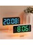 Hafif ve Şık Dijital Alarm Saati, 4 Seviyeli Parlaklık Ayarları, USB Güçlü, 12/24 Saat LED Saat, Ya 2