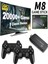 4K Destekli Atari 2.4g Uyumlu Kablosuz Çift Kol Atari Retro 20.000 Üzeri Oyun Game Stick 5