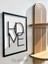 Çift Katmanlı 'home Love Tablo' & Duvar Rafı ( 70 -20 cm ) Duvar Dekor Seti 4