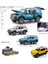 HCL-521A Çek Bırak 1:22 Sesli ve Işıklı Buharlı Metal Jeep 1