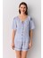 Amanda Maskülen Şort Pijama Takımı 3