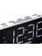 Dijital Radyo Çalar Saat Büyük LED Display Siyah, Gümüş 3