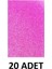 20 Adet A4 Pembe Simli Eva 2