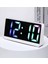 SR2205 Rgb Rakamlı Dijital Masa Saati Titreşim Sensörlü Alarm/takvim/termometre/çalar Saat 3