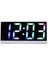 SR2205 Rgb Rakamlı Dijital Masa Saati Titreşim Sensörlü Alarm/takvim/termometre/çalar Saat 5