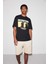 Uncondıtıonal Oversize Siyah T-Shirt 5