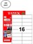 Tanex TW-2216 Lazer Etiket 105X35 mm 100 Lü 1