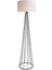 Ardenia Krem Silindir Başlıklı Metal Lambader AYD-3045 / Kumaş 2