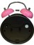 Büyük Boy Nostaljik Pembe Renkli Metal Işıklı Çanlı Çalar Saat 2
