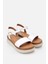 Kadın Beyaz Comfort Düz Sandalet 4