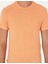 Erkek Turuncu Slim Fit Basic Tişört 50280967-VR186 6