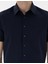 Erkek Lacivert Basic Regular Fit Kısa Kollu Cepli Gömlek 50307003-VR033 6