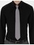 Erkek Siyah Regular Fit Uzun Kollu Basic Gömlek 50307198-VR046 6