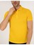 Erkek Sarı Slim Fit Polo Yaka Merserize Tişört 50262665-VR044 6