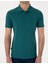 Erkek Zümrüt Slim Fit Kıvrılmaz Polo Yaka Basic Tişört 50302561-VR055 6