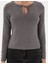Kadın Gri Melanj Slim Fit Kazak 50290555-VR086 6