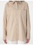 Kadın Kum Oversize Uzun Kollu Gömlek 50313596-VR085 6