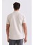 Bej Slim Fit Gömlek Yaka Düğme Detaylı T-Shirt 4