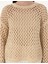 Kadın Bej Oversize Kazak 50301176-VR011 6