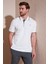 Pamuklu Slim Fit Şerit Detaylı Düğmeli Polo Yaka 3'lü T Shirt Erkek T Shirt 5902118S3 3