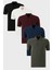 Pamuklu Regular Fit Düğmeli Polo Yaka 5'li Paket T Shirt Erkek T Shirt 5902127S5 1