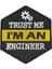 Trust Me I'm An Engineer Patch Nakış Peç - 8x9 cm 1