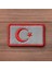 Reflektifli Türk Bayrağı Patch Yansıtıcılı Arma - 8x5 cm 1