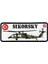 Sikorsky Helikopter Nakış Patch Peç - 12X5 cm 1