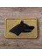 Tan Rengi Zemin Göktürk Bayrağı Patch Arma - 8x5 cm 1