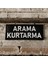 Arama Kurtarma Yazılı Peç Patch Arma - 10X4 cm 1
