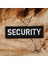 Siyah Zemin Security Yazılı Nakış Patch Peç - 10X3 cm 1