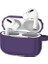 Buff Apple AirPods Pro Uyumlu Rubber Silicone Case Kancalı Yumuşak Silikon Kılıf Apple AirPods Pro 1 Nane Pro 2 Uyumlu Kulaklık Kılıfı Mor, Buff 2