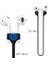 Boyun Askı Ipi Tutucu Silikon Ip Basic Siyah Apple AirPods 1 2 Apple AirPods 3 Apple AirPods Pro ile Uyumlu Ürün 2