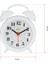 Mini Boy Akar Saniyeli Alarmlı Analog Masa Saati Çalar Saat 2