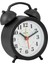 Mini Boy Akar Saniyeli Alarmlı Analog Masa Saati Çalar Saat 3