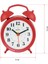 Mini Boy Akar Saniyeli Alarmlı Analog Masa Saati Çalar Saat 2