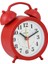 Mini Boy Akar Saniyeli Alarmlı Analog Masa Saati Çalar Saat 3