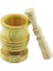 Orta Boy Lüx Ahşap Havan Sarimsak Dövecek Ç: 7.3cm--D: 6.5cm--Y: 10.5cm Fileli Ambalaj (4906) 1