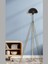 Dekoratif Metal Tripod Mantar Şapkalı Lambader Lüx 1