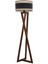 Hiper Maçka Ceviz Lambader Silindir 03 Rattan Abajurlu 8636-1 1