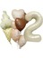 Retro Dondurma Kalp 2 Yaş Folyo Balon Set 1