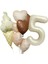 Retro Dondurma Kalp 5 Yaş Folyo Balon Set 1