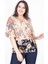 Pelerin Kol Desenli Bluz 34458 1