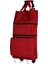 Mine Model 2 Tekerli Su Geçirmez Katlanabilir Teleskobik Kollu Seyahat,alışveriş Çantası- Kırmızı 1