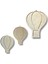 Ahşap Mozaik Çocuk Eğitici Oyun - Kahverengi Boyanabilir Balon Figürü - 4+ Yaş İçin Aktivite Parçası 1