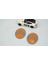 Citroen C3 C4 C5 C6 Turuncu Gri Abs Yan Kanatlar Logo Arma Seti 1