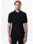 Erkek Yazı Baskılı Regular Fit % 100 Pamuk Pike Polo Yaka Tişört Y29374355602 1