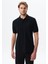 Erkek Yazı Baskılı Regular Fit % 100 Pamuk Pike Polo Yaka Tişört Y29374355602 3