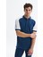 Erkek Regular Fit Basic % 100 Pamuk Pike Reglan Kollu Polo Yaka Tişört Y29374354602 3